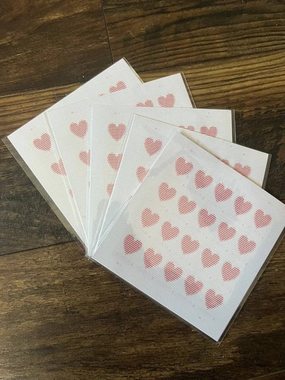 6000 MADE OF HEARTS FOREVER STAMPS 500 Booklets of 20 6000 stamps